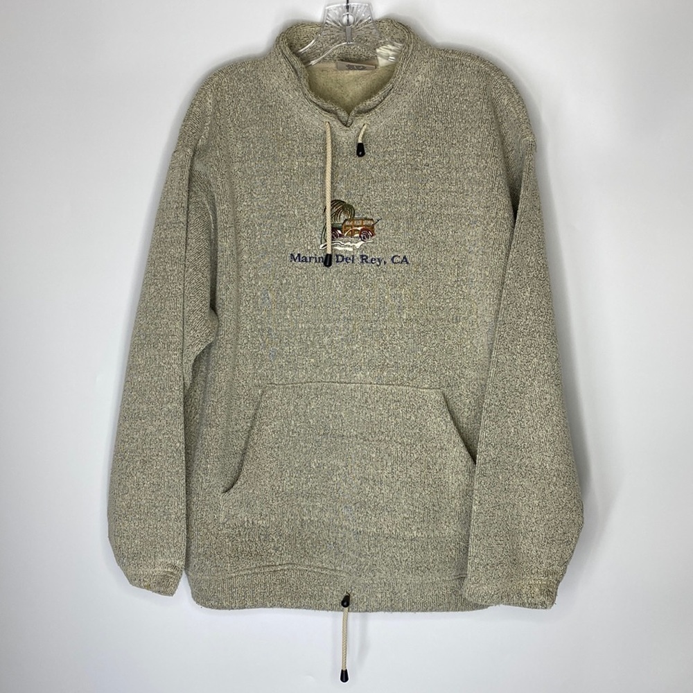 Vintage Paradise Marina Del Ray, CA Pullover Sweatshirt Size Large